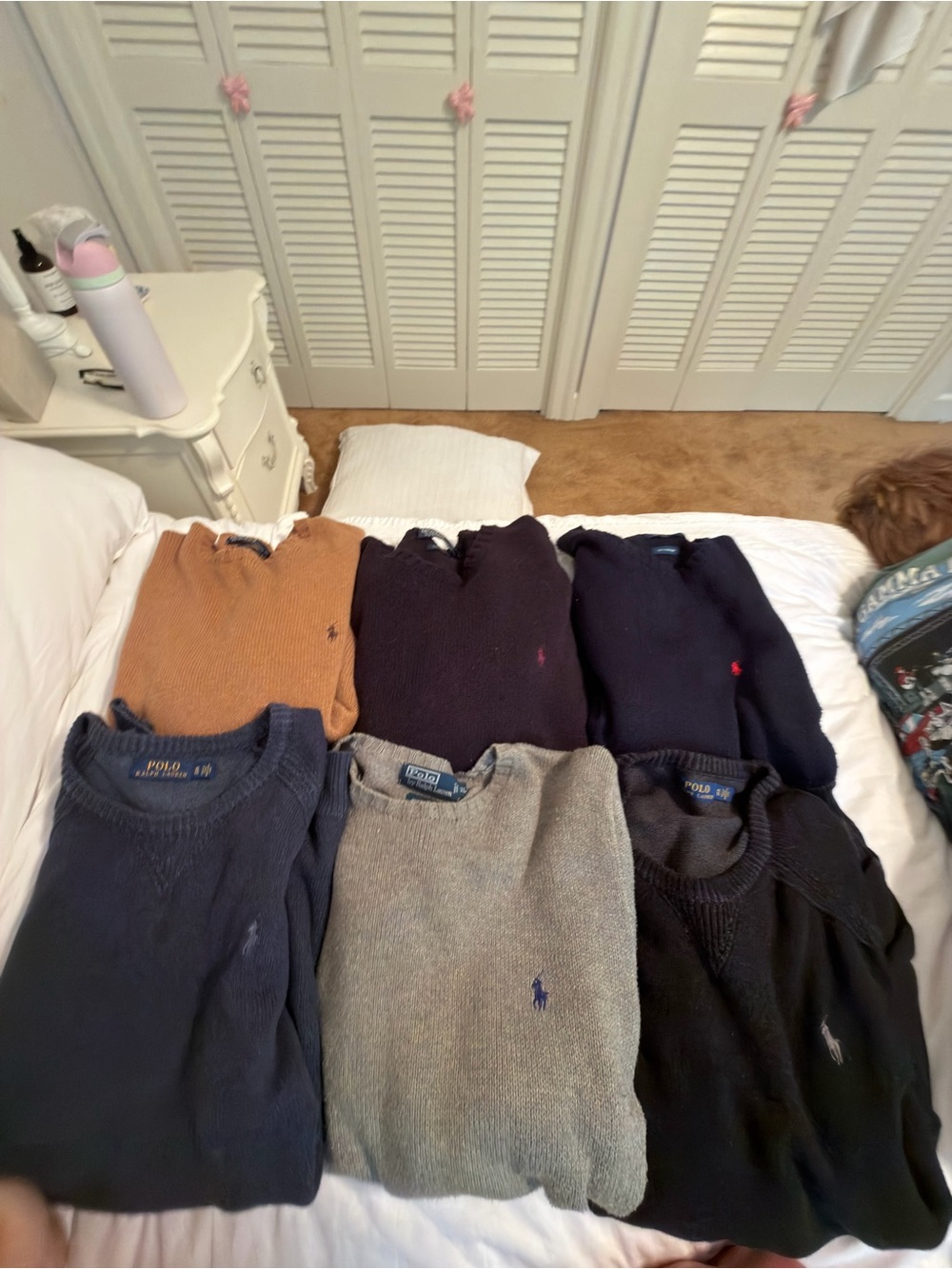 6 Ralph Lauren Polo Sweaters Bundle